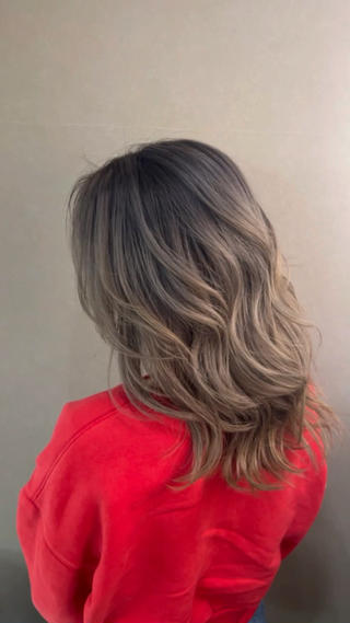 セミロング カラー 💖梅田レイヤー💖 副店長Tsubasaのヘアスタイル