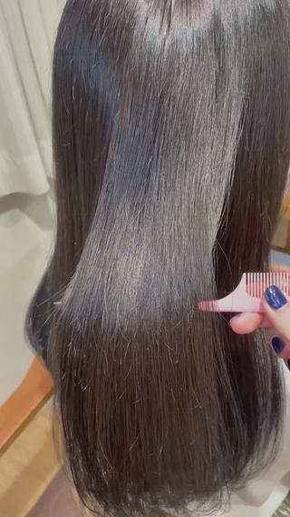 3回ブリーチして暗くした髪がこんなに復活
するトリートメント