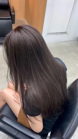 ロング カラー 夏果⭐︎fifth 天神 海外風パーマのヘアスタイル