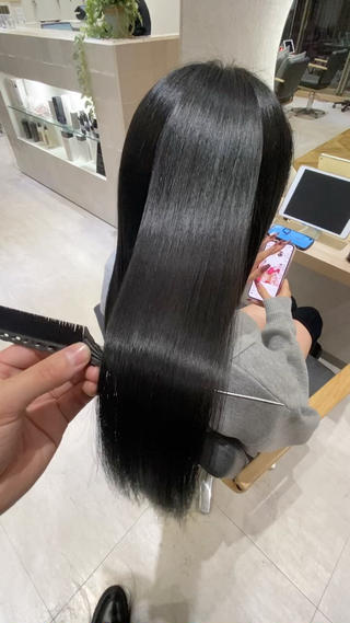 ロング カラー ヘアアレンジ men'ssalon Zina天神所属・✨髪質改善/顔周りカ ット/縮毛矯正✨三隅のヘアスタイル