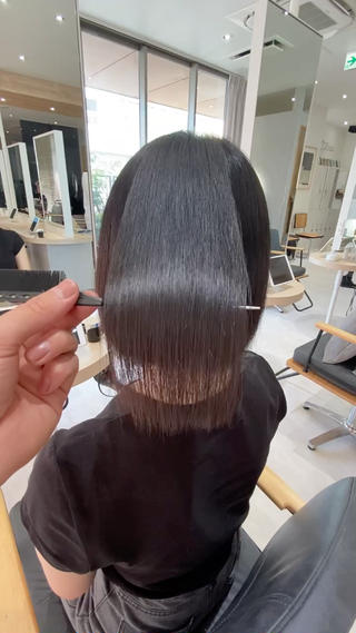 ミディアム カラー ヘアアレンジ men'ssalon Zina天神所属・✨髪質改善/顔周りカ ット/縮毛矯正✨三隅のヘアスタイル