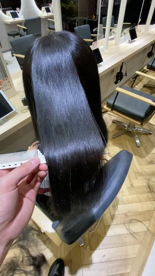 ロング カラー ヘアアレンジ men'ssalon Zina天神所属・✨髪質改善/顔周りカ ット/縮毛矯正✨三隅のヘアスタイル