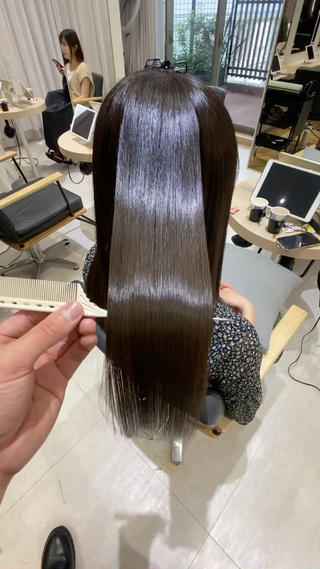 セミロング カラー ヘアアレンジ men'ssalon Zina天神所属・✨髪質改善/顔周りカ ット/縮毛矯正✨三隅のヘアスタイル