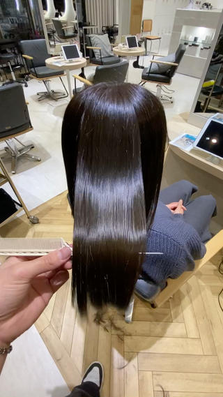 セミロング カラー ヘアアレンジ men'ssalon Zina天神所属・✨髪質改善/顔周りカ ット/縮毛矯正✨三隅のヘアスタイル