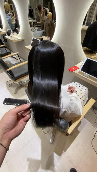 ロング カラー ヘアアレンジ men'ssalon Zina天神所属・✨髪質改善/顔周りカ ット/縮毛矯正✨三隅のヘアスタイル