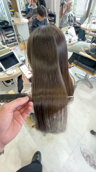 ロング カラー ヘアアレンジ men'ssalon Zina天神所属・✨髪質改善/顔周りカ ット/縮毛矯正✨三隅のヘアスタイル