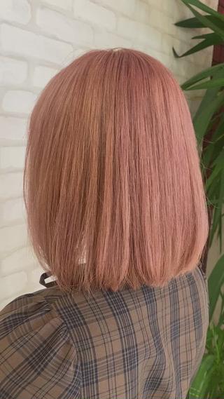 ショート カラー ノンダメージサロンBonheur銀座並木通り店所属・ULTOWA/銀座 ERIのヘアスタイル