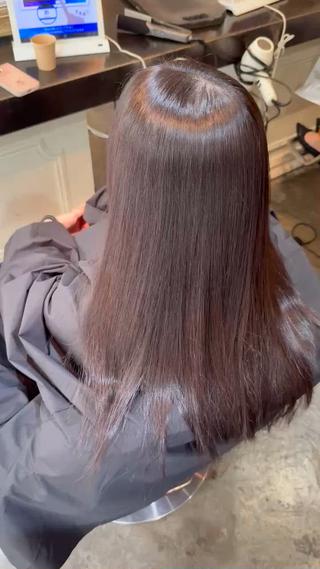 ロング パーマ 癖毛&ダメージ改善 カット/soyaのヘアスタイル