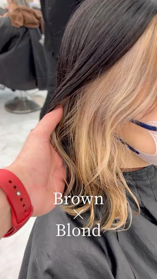 カラー 韓国スタイル🇰🇷 トレンドレイヤー🪡のヘアスタイル