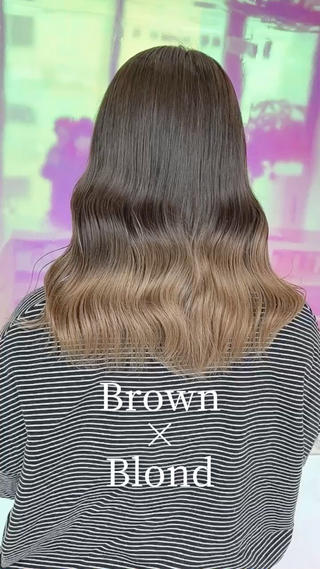 カラー 韓国スタイル🇰🇷 トレンドレイヤー🪡のヘアスタイル