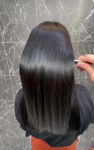 ロング 🔸縮毛矯正/髪質 改善カラー石崎🔸のヘアスタイル