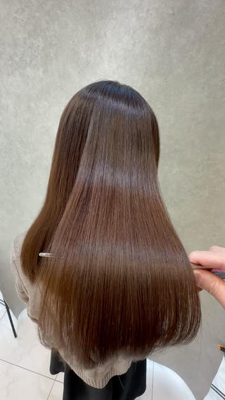 セミロング 🔸縮毛矯正/髪質 改善カラー石崎🔸のヘアスタイル