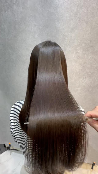 ロング 🔸縮毛矯正/髪質 改善カラー石崎🔸のヘアスタイル