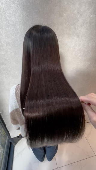 ロング 🔸縮毛矯正/髪質 改善カラー石崎🔸のヘアスタイル
