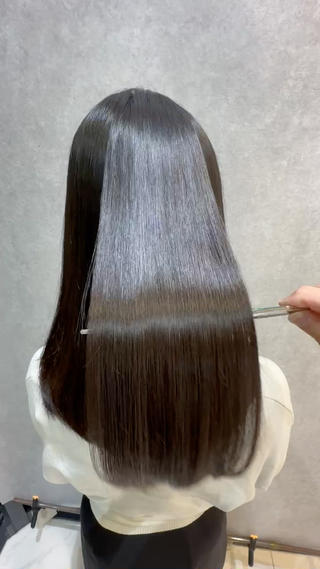 セミロング 🔸縮毛矯正/髪質 改善カラー石崎🔸のヘアスタイル