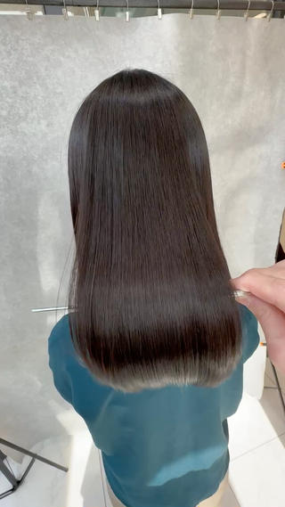 セミロング 🔸縮毛矯正/髪質 改善カラー石崎🔸のヘアスタイル