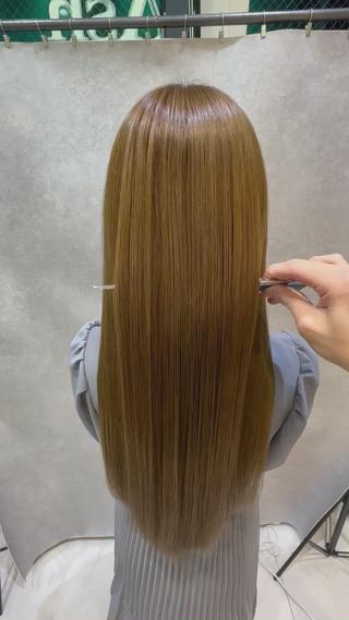 ロング カラー 🔸縮毛矯正/髪質 改善カラー石崎🔸のヘアスタイル