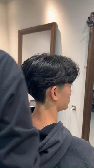 テーパーフェード×ニュアンスパーマ 