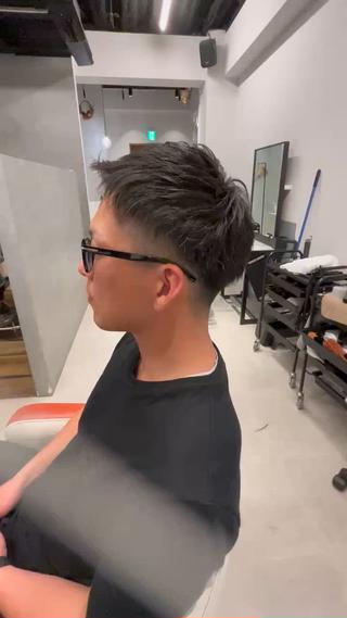 メンズフェードショート 