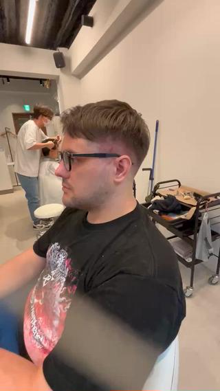 メンズフェードショート 