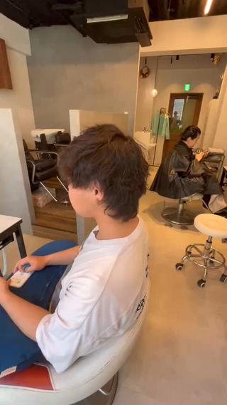 メンズスパイラルパーマ 