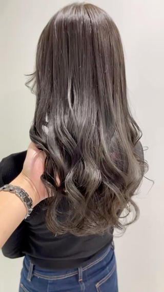 ロング I S所属・🌿透明感カラー‪ 縮毛矯正✨かずきのヘアスタイル