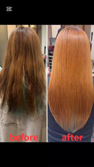 ブリーチ毛にも対応◎
一人ひとりに合わせて薬剤を細かく調整し、ダメージを最小限に抑えた美髪矯正を行います。
pH・還元剤・アイロン温度・酸化設計まで徹底管理。
“乾かすだけでまとまる”柔らかストレートで、毎日のセットがラクになります。
履歴や髪の状態によっては施術できない場合もありますので、まずはお気軽にご相談ください！
 