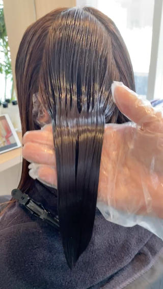 ジェルトリートメントの施術動画です 