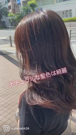 セミロング カラー 髪質改善 大内翔太のヘアスタイル