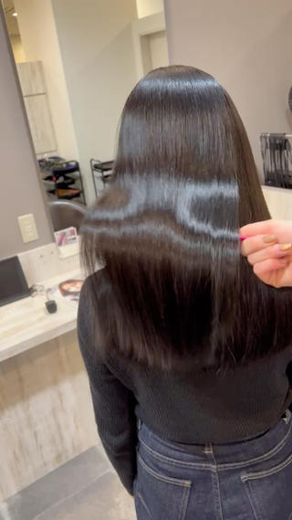 黒染めなしダークグレージュ 