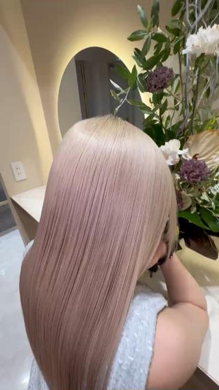 ロング addict 本店所属・髪質改善/縮毛矯正/ ブリーチaddictのヘアスタイル