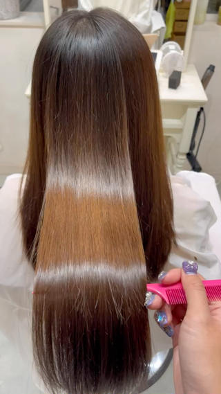 湿気の多い季節や髪の毛が広がりやすい方にオススメの縮毛矯正になります

デビュー間近になりますのでミニモ限定でモデル料金にてご案内させて頂いております！ 