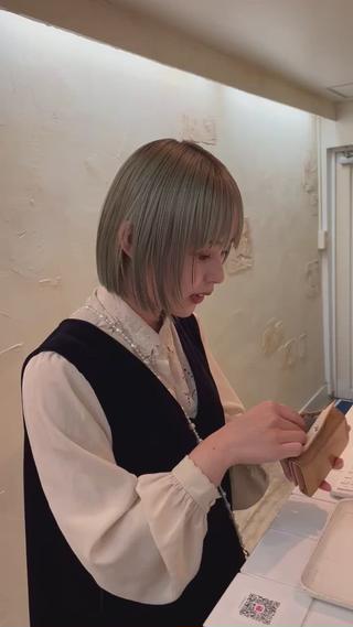 ショート カラー 退色まで透明感ある ダブルカラー/リクのヘアスタイル