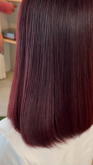 髪質改善トリートメントで色持ちよく、真のある美しい髪に 