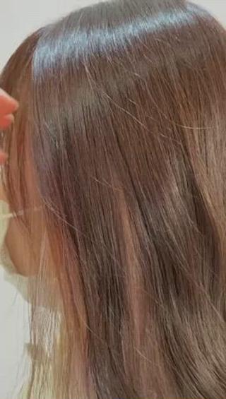 ロング カラー 伊藤ゆかり/髪質改善 /透明感カラーのヘアスタイル