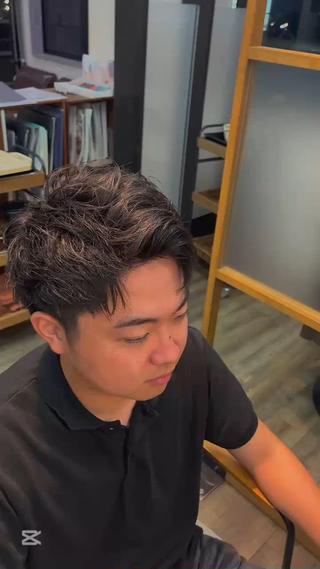 くせ毛と多毛の方でもお家簡単セットができるスタイル 