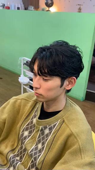 パーマ ヘアアレンジ メンズ キッズ 🌱エシカル🌱 松原大将のヘアスタイル