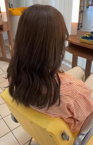 セミロング カラー ヘアアレンジ 🌱エシカル🌱 松原大将のヘアスタイル