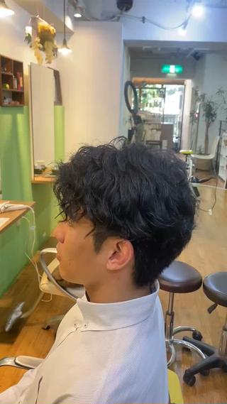 パーマ ヘアアレンジ メンズ 🌱エシカル🌱 松原大将のヘアスタイル
