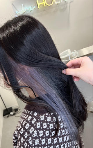 色落ちまで楽しめるイヤリングカラー
色落ちは白っぽくなれます 