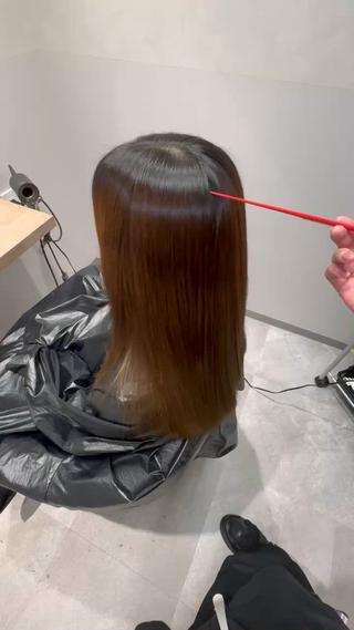 セミロング SALOWIN 栄３丁目店所属・福田 修平💎 髪質改善/美髪矯正のヘアスタイル