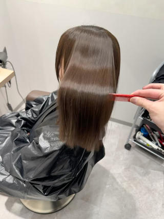 セミロング SALOWIN 栄３丁目店所属・福田 修平💎 髪質改善/美髪矯正のヘアスタイル