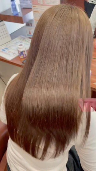 ロング Clipperループ所属・須田 優希菜のヘアスタイル