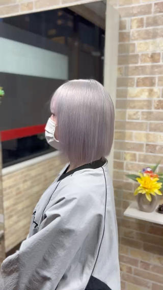 綺麗なベースがあればリタッチだけでハイトーンを維持することができます！
ホワイトペールラベンダー可愛いのでおすすめです！ 