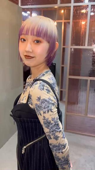 ホワイトベージュとラベンダーでつくる
デザインカラー 