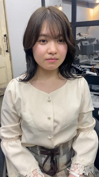 ミディアム メンズカット/パーマ 艶カラーTAIGA︎のヘアスタイル