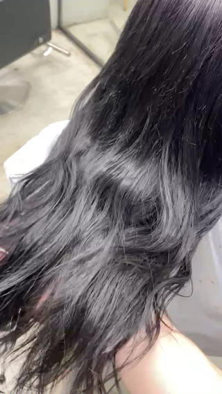 ロング メンズカット/パーマ 艶カラーTAIGA︎のヘアスタイル