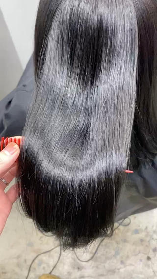 セミロング カラー メンズカット/パーマ 艶カラーTAIGA︎のヘアスタイル