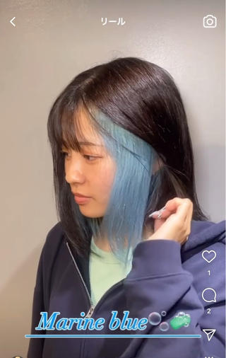 ミディアム カラー メンズカット/パーマ 艶カラーTAIGA︎のヘアスタイル