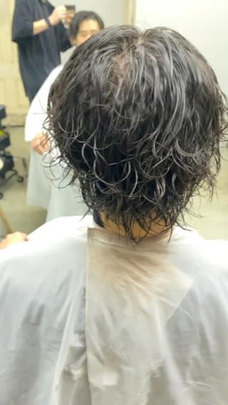 パーマ メンズ メンズカット/パーマ 艶カラーTAIGA︎のヘアスタイル